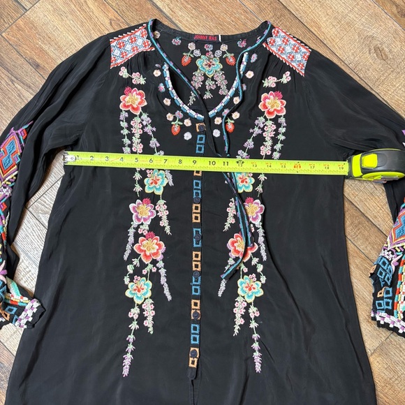 Johnny Was Aloura Embroidered Women’s Blouse - Picture 12 of 16